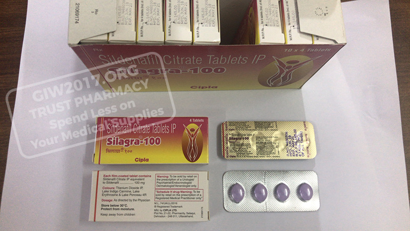 Viagra 100mg (PGD) 4 Tablets